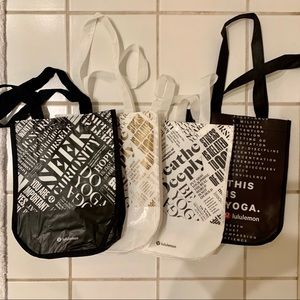 4 New Reusable Lululemon Bags